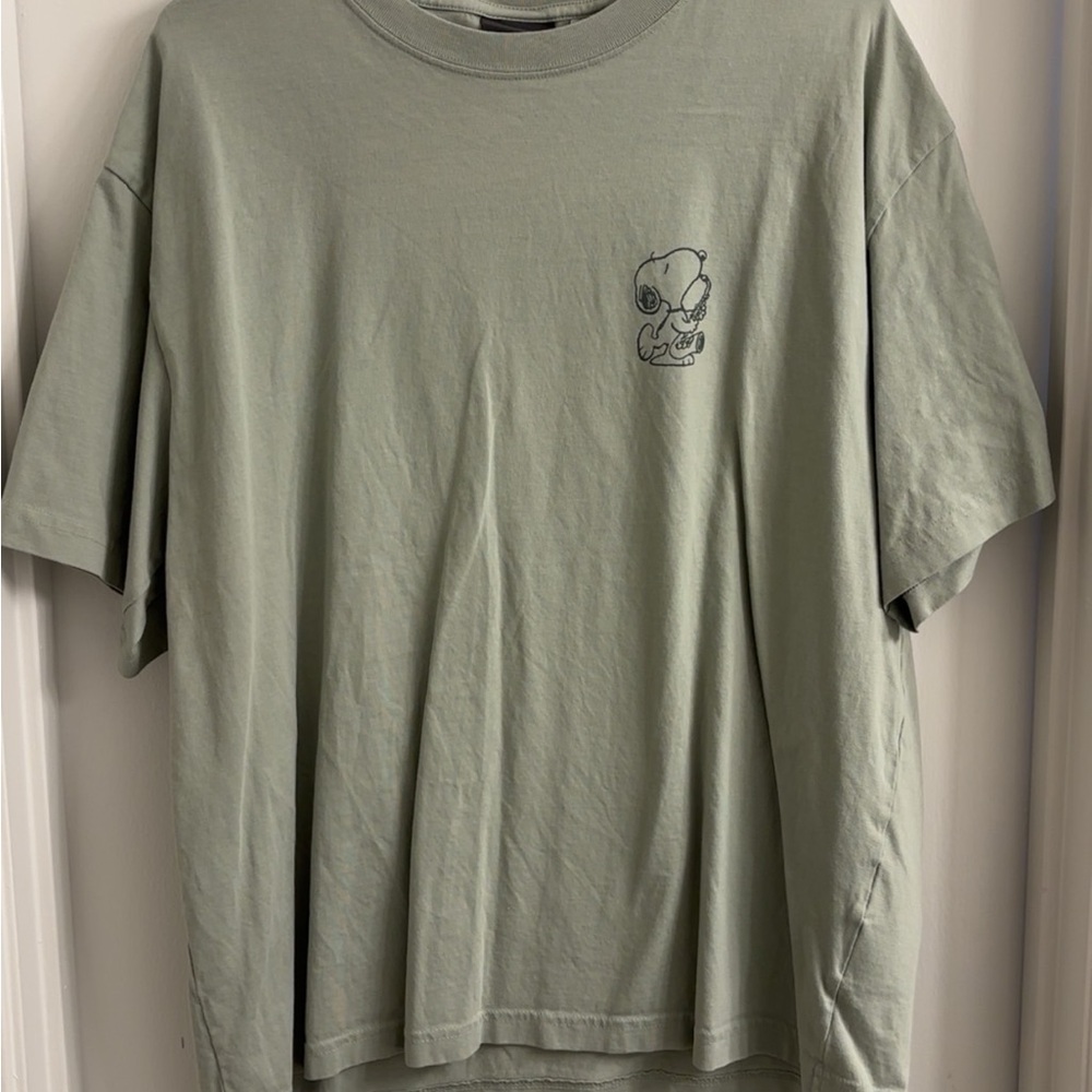 H&M Olive Graphic Tee
